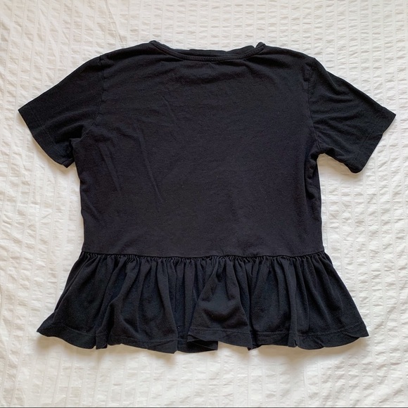 Aritzia Minerva Black Peplum Top - XS - Picture 10 of 10